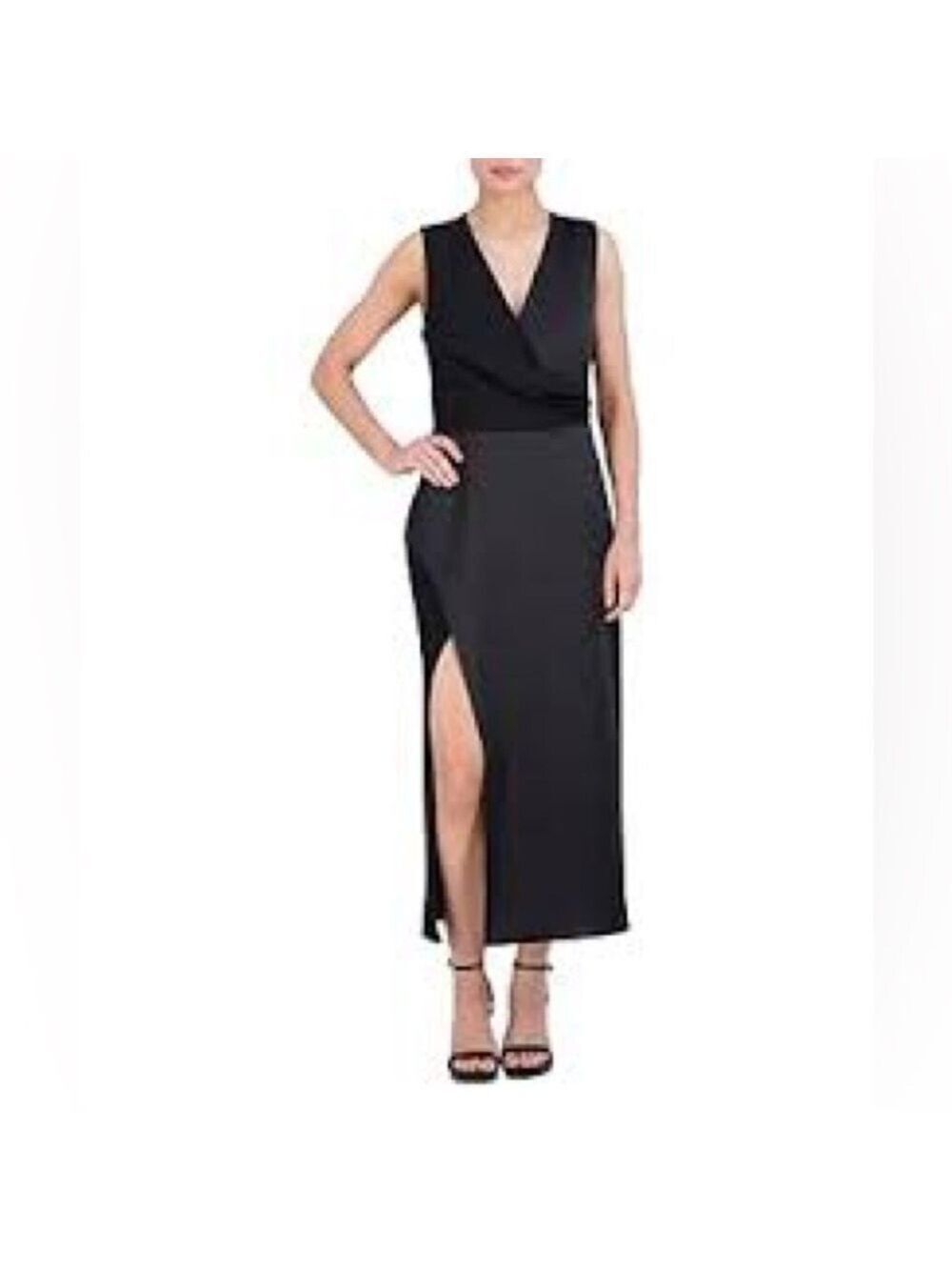 BCBGMAXAZRIA Black Sleeveless COCKTAIL Dress Sz 0